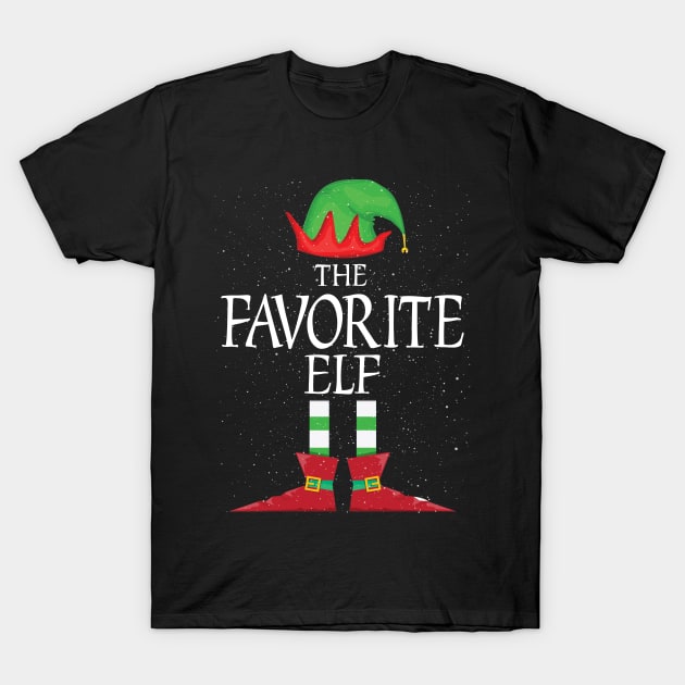 FAVORITE Elf Family Matching Christmas Group Funny Gift T-Shirt by kamahashirt